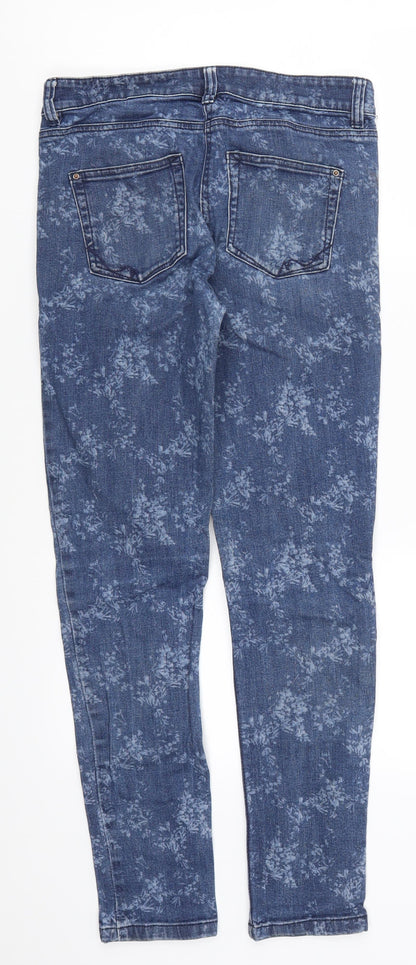 NEXT Womens Blue  Denim Skinny Jeans Size 8 L27 in