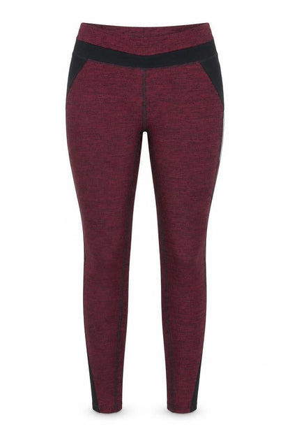 Bext Womens Red   Track Pants Leggings Size 8 L27 in - Burgundy