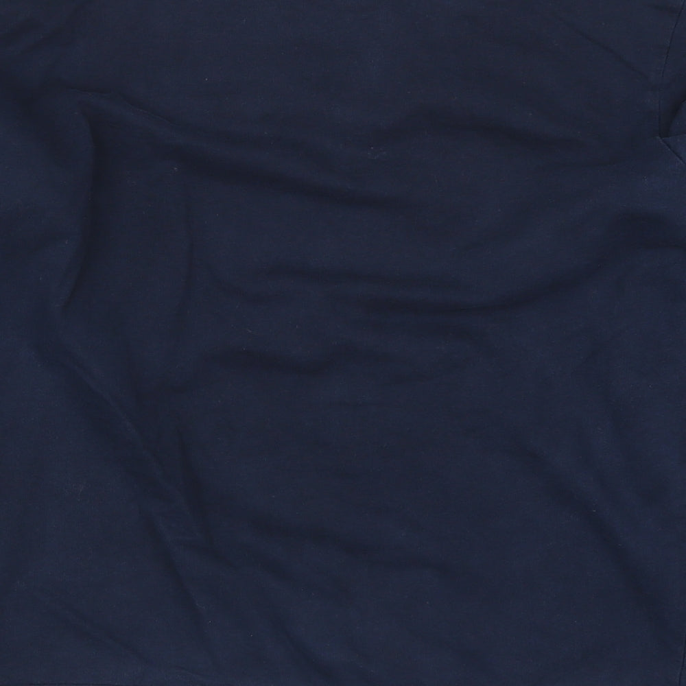 Mens UK Size M Springfield Blue Pullover Sweatshirt