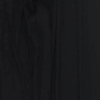 Womens UK Size M Preworn Regular Fit  Black Trousers