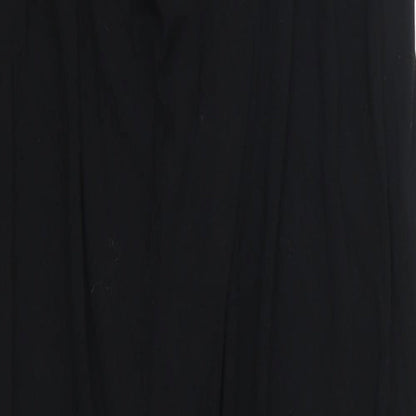 Womens UK Size M Preworn Regular Fit  Black Trousers