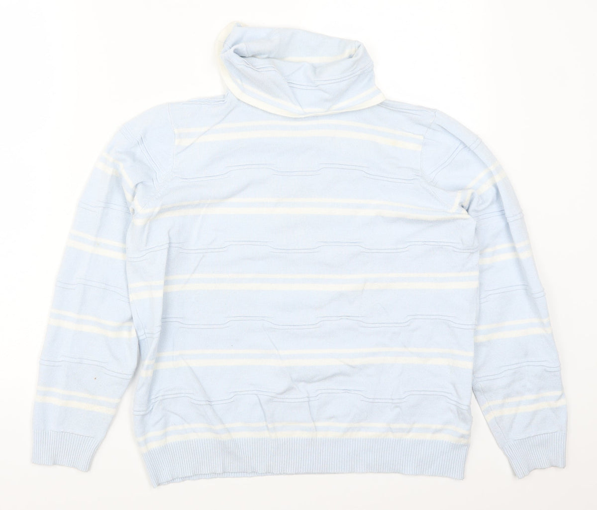 Eureca Womens Blue Striped  Pullover Jumper Size 18