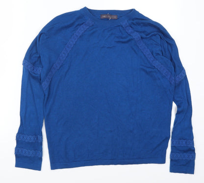 Marks & Spencer Womens Blue   Pullover Jumper Size S
