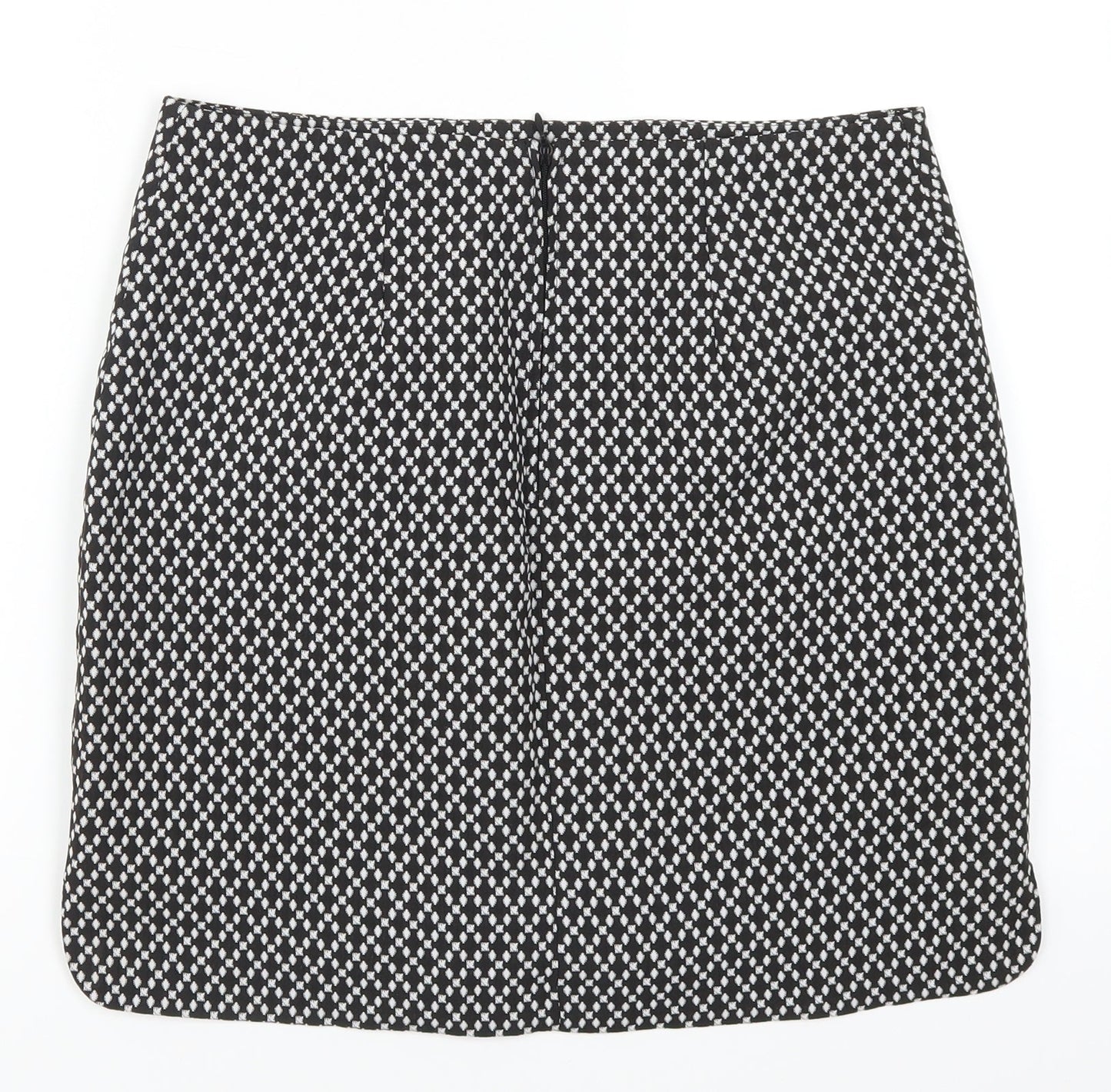 ORSAY Womens Black Geometric  Mini Skirt Size 30 in