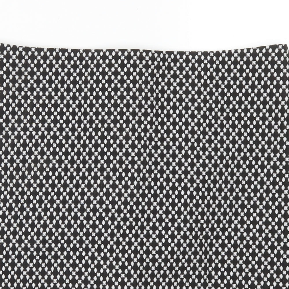ORSAY Womens Black Geometric  Mini Skirt Size 30 in