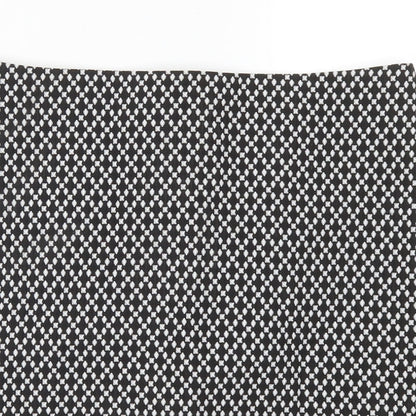 ORSAY Womens Black Geometric  Mini Skirt Size 30 in