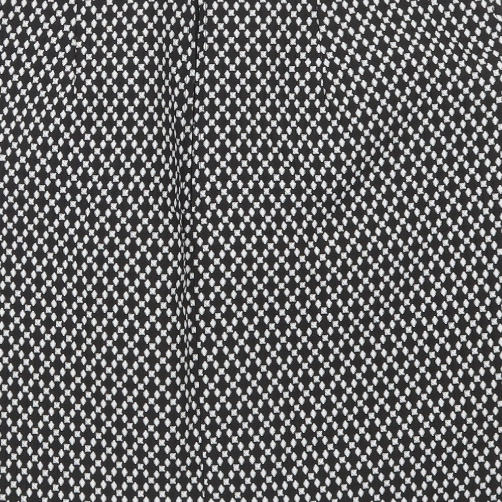 ORSAY Womens Black Geometric  Mini Skirt Size 30 in