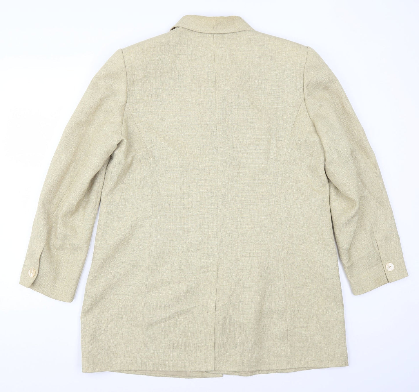 Womens UK Size 18 ELVI Regular Beige Suit Jacket