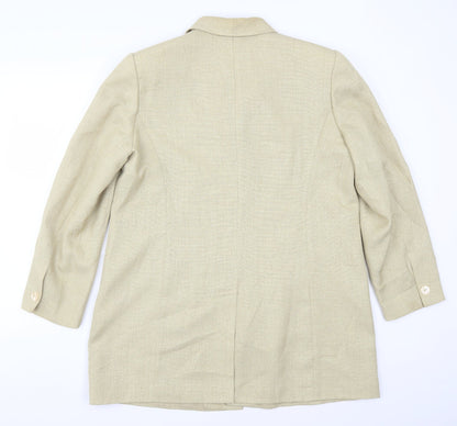 Womens UK Size 18 ELVI Regular Beige Suit Jacket