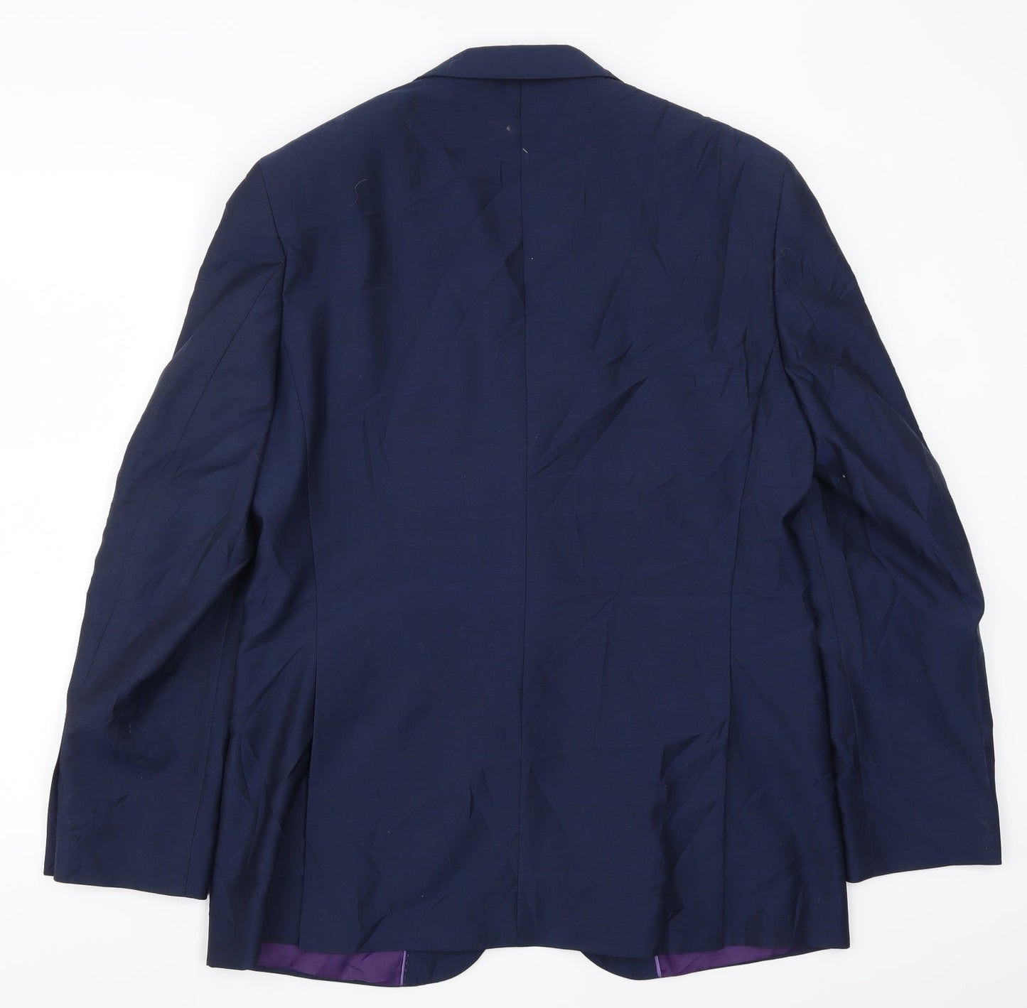 Mens UK Size 44 Marks and Spencer Regular Blue Suit Jacket