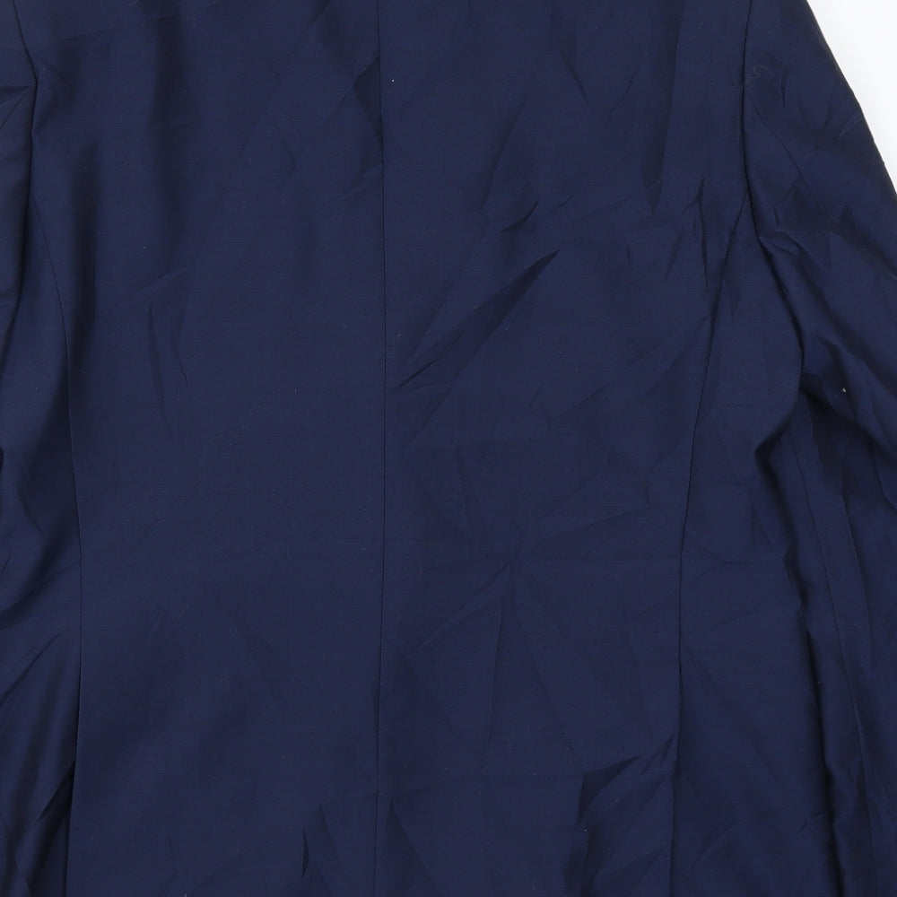 Mens UK Size 44 Marks and Spencer Regular Blue Suit Jacket