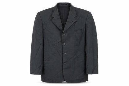 Vittoria Mens Grey Striped  Jacket Suit Jacket Size 42