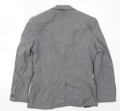 Mens UK Size 36 Preworn Regular Grey Suit Jacket