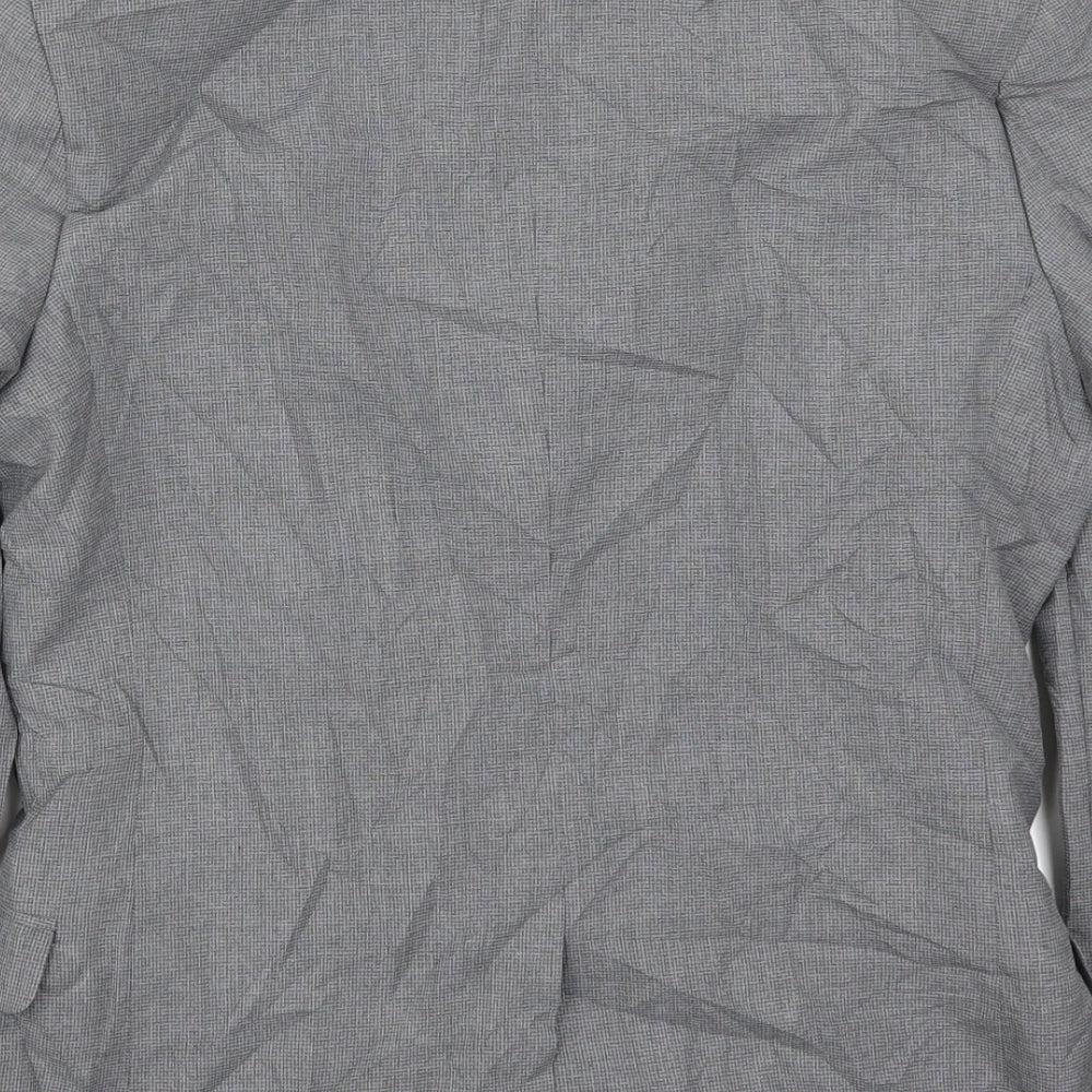 Mens UK Size 36 Preworn Regular Grey Suit Jacket