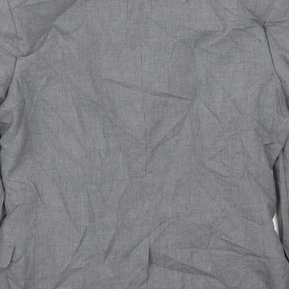 Mens UK Size 36 Preworn Regular Grey Suit Jacket