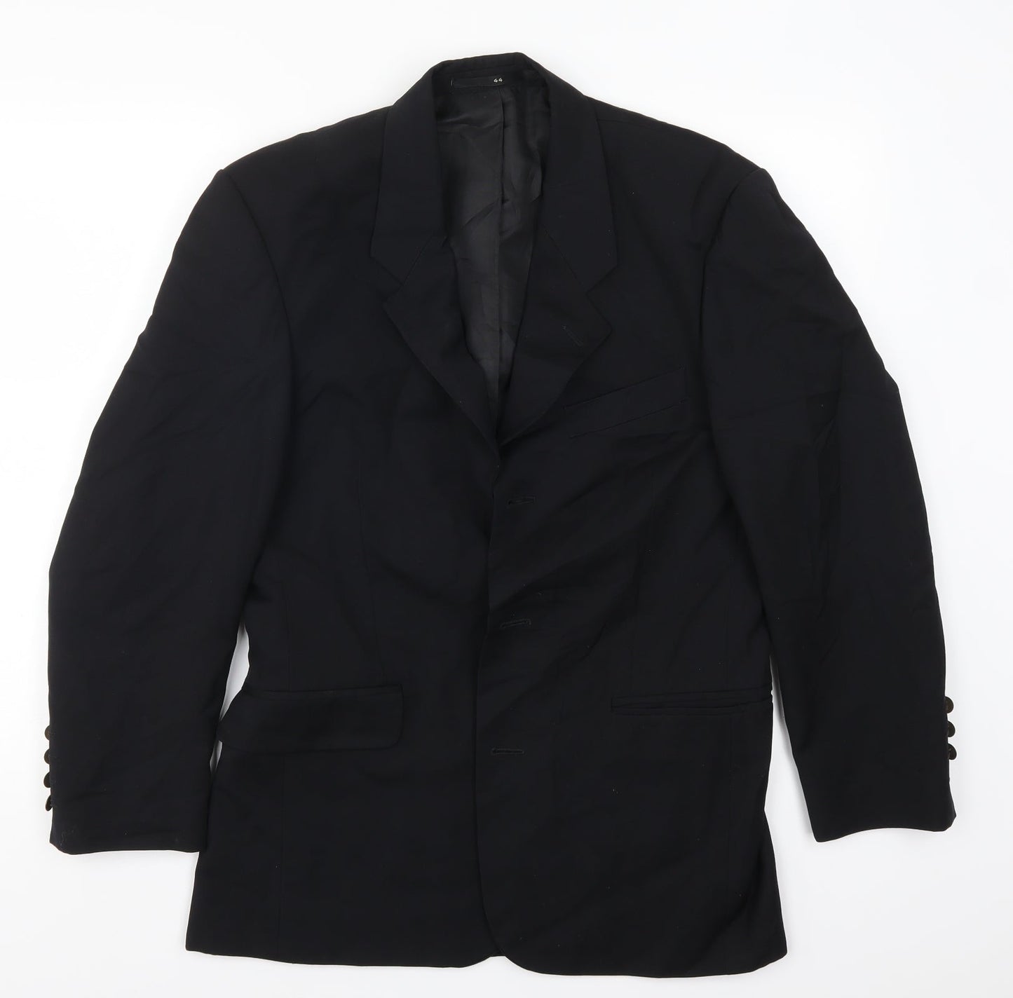 Becker Mens Black   Jacket Suit Jacket Size 38