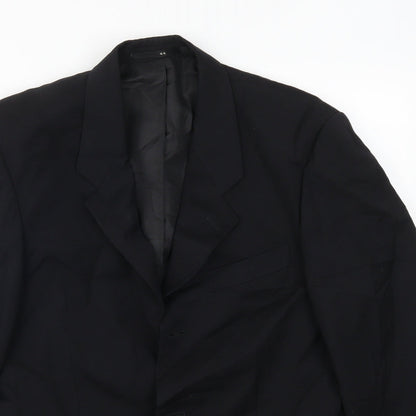 Becker Mens Black   Jacket Suit Jacket Size 38