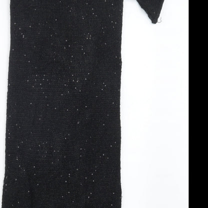 John Lewis Girls Black  Knit Jumper Dress  Size 12 Years
