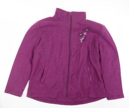 Womens UK Size L Anne De Lancay Purple Jacket