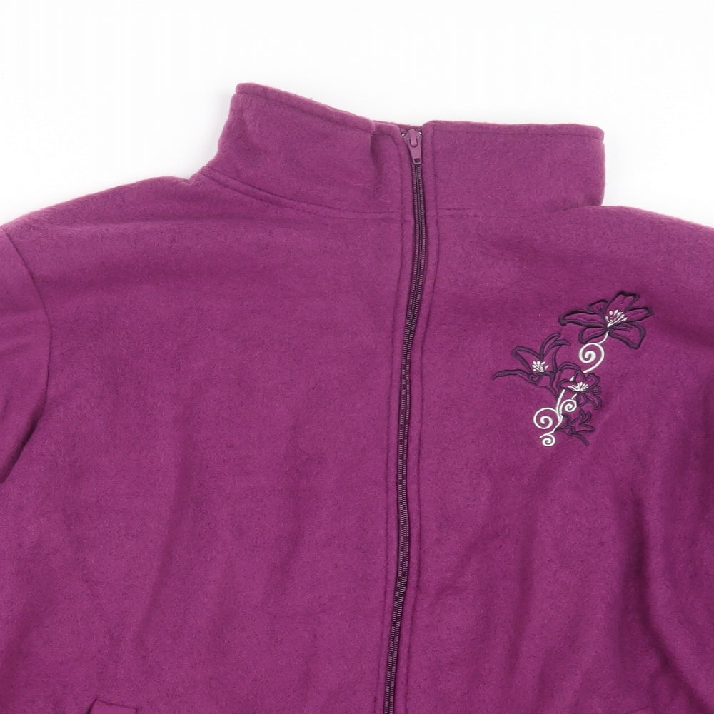 Womens UK Size L Anne De Lancay Purple Jacket