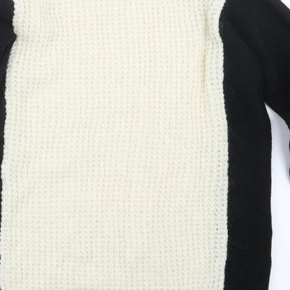 Marks & Spencer Womens Black  Knit Pullover Jumper Size 8