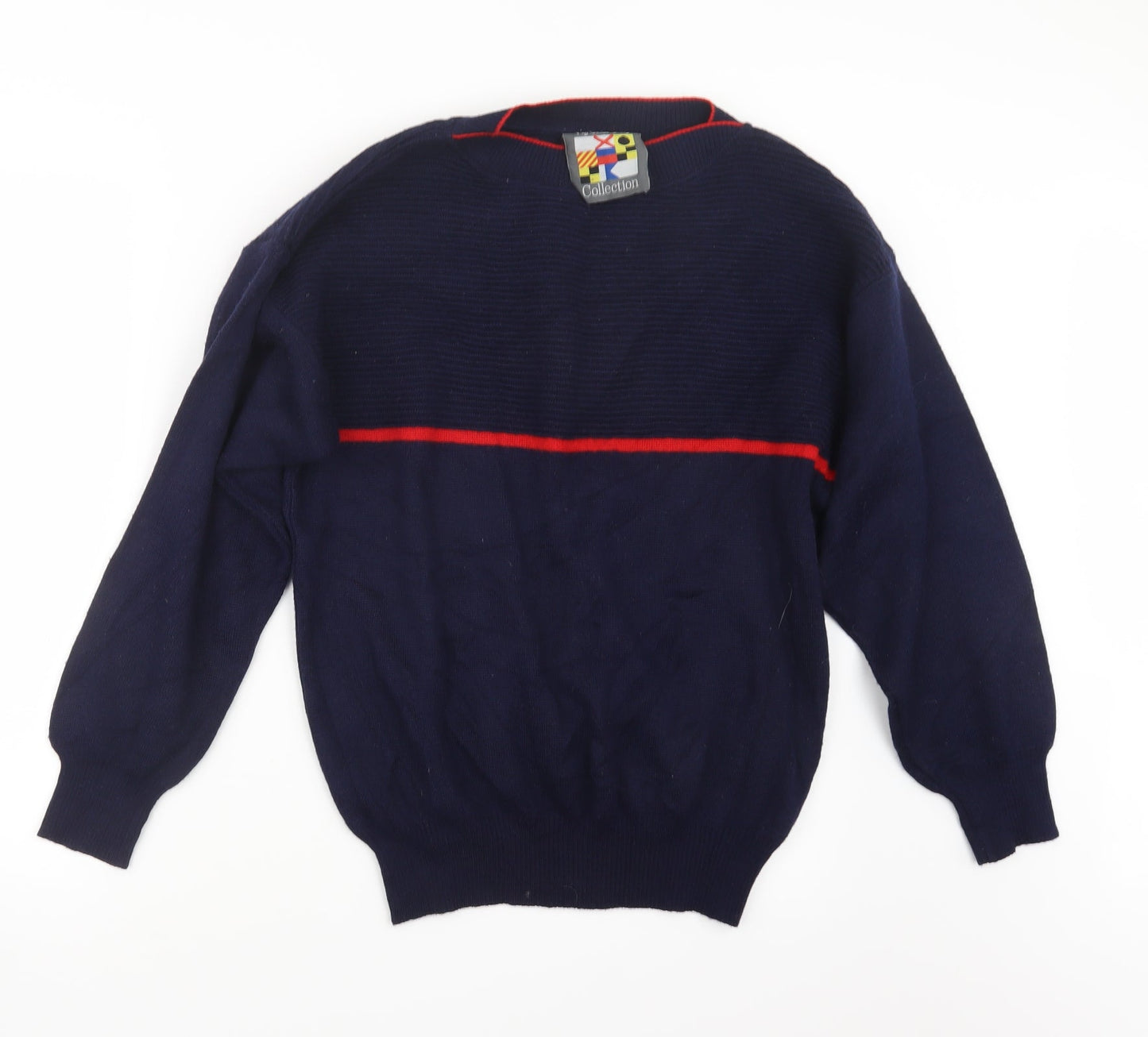 Viyella Cup  Womens Blue  Knit Pullover Jumper Size M