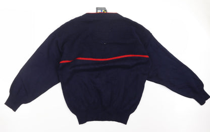 Viyella Cup  Womens Blue  Knit Pullover Jumper Size M