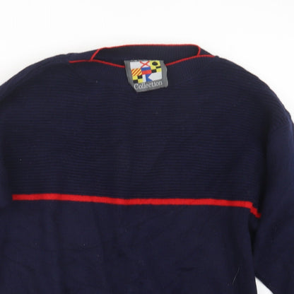 Viyella Cup  Womens Blue  Knit Pullover Jumper Size M