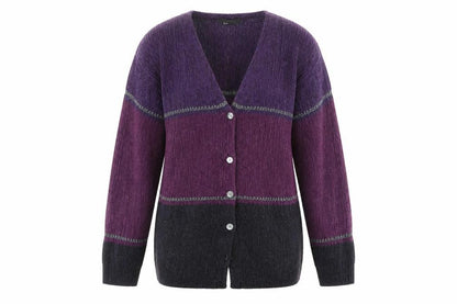 Debbie Morgan Womens Purple   Cardigan Jumper Size S
