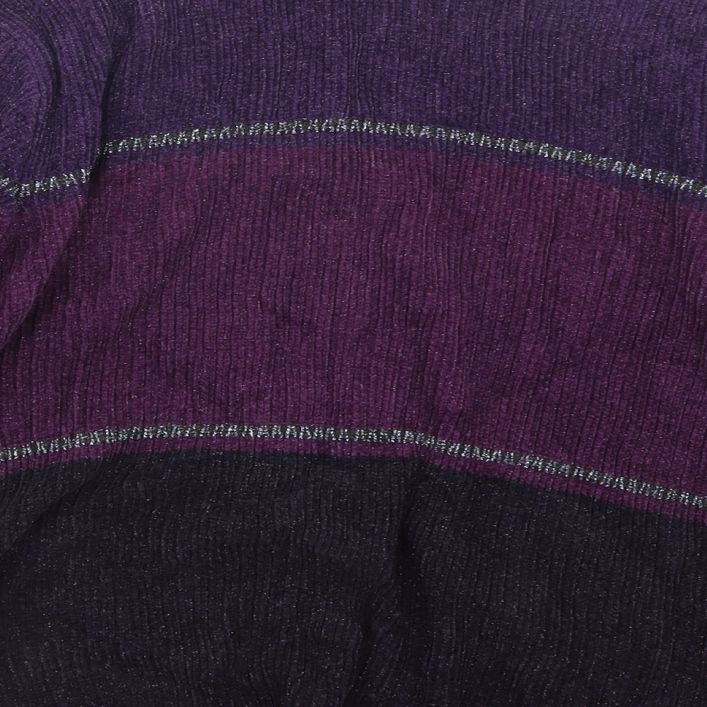 Debbie Morgan Womens Purple   Cardigan Jumper Size S