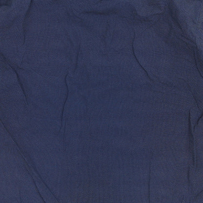 SEVEN SEAS Mens Blue Polka Dot   Button-Up Size M