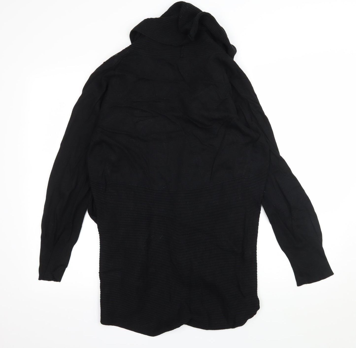 BHS Womens Black  Knit Cardigan Jumper Size 14