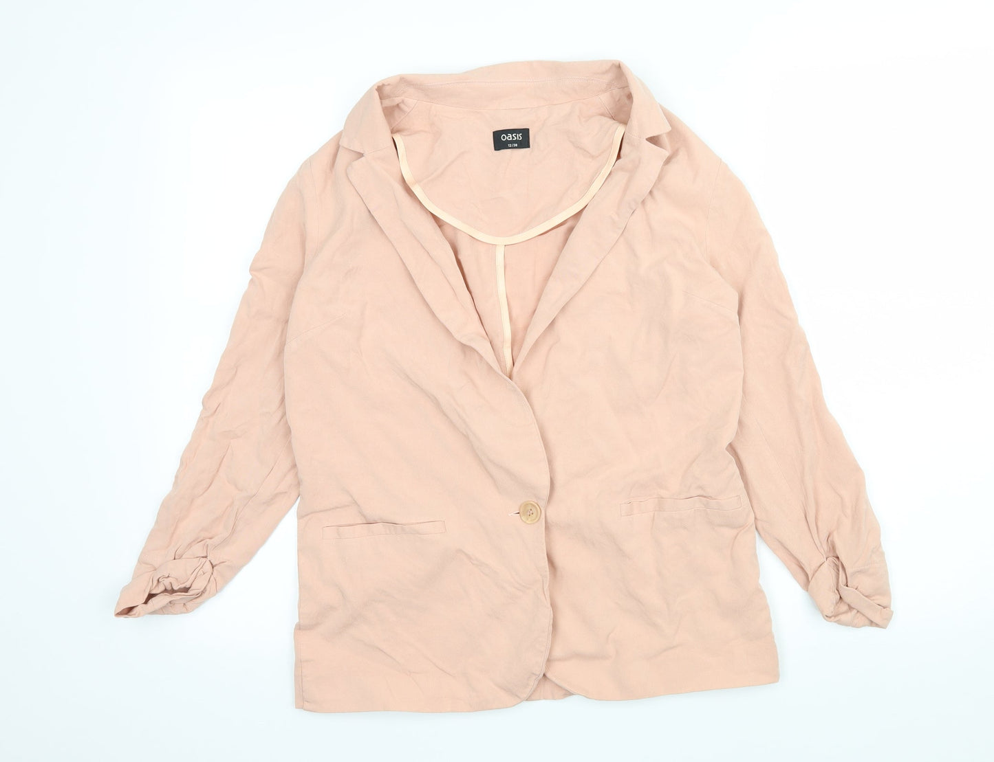 Womens UK Size 12 Oasis Pink Jacket