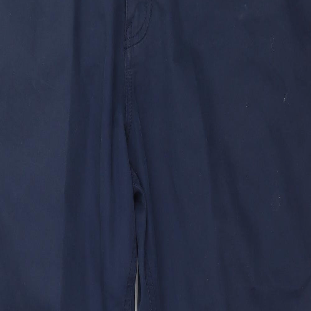 Womens UK Size 36 in Marks and Spencer Regular Fit  Blue Trousers