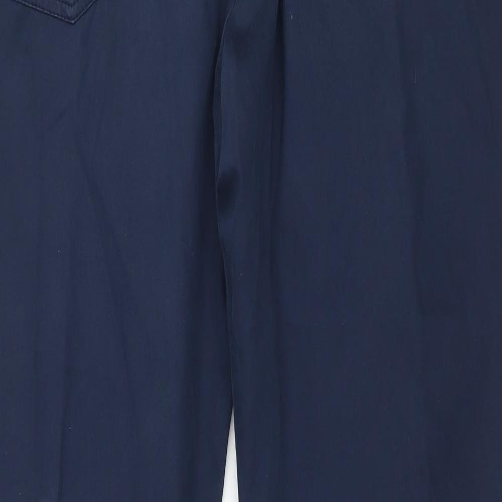 Womens UK Size 36 in Marks and Spencer Regular Fit  Blue Trousers