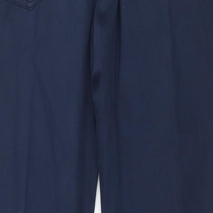 Womens UK Size 36 in Marks and Spencer Regular Fit  Blue Trousers