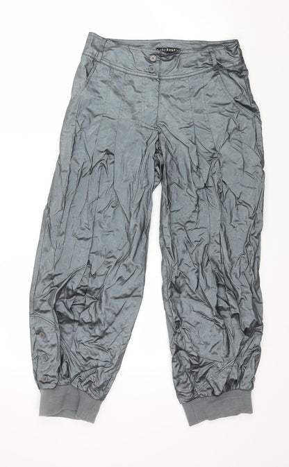 Uldani Womens Grey   Trousers  Size 8 L26 in