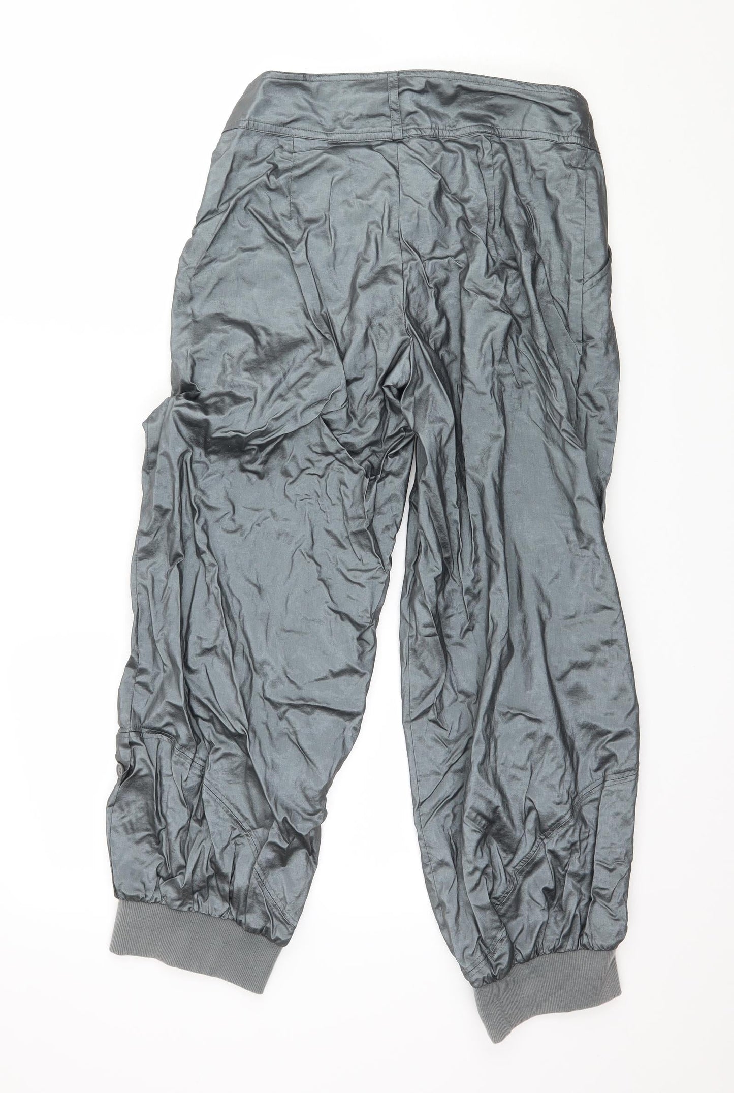 Uldani Womens Grey   Trousers  Size 8 L26 in