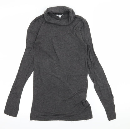 mbyM Womens Grey  Jersey Basic T-Shirt Size S