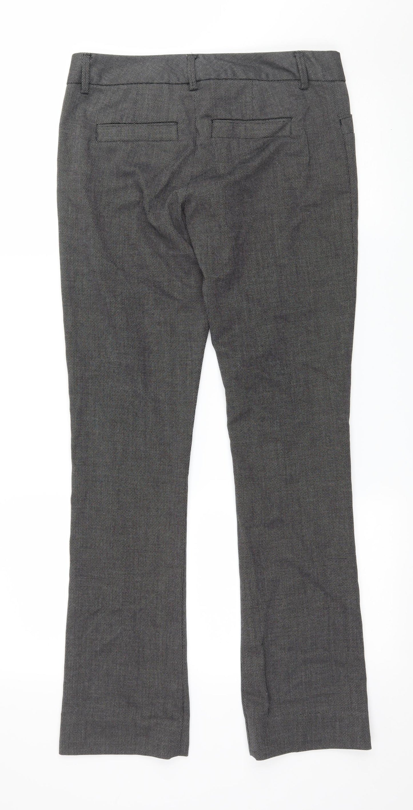 Express Womens Grey Polka Dot  Trousers  Size 30 in L30 in