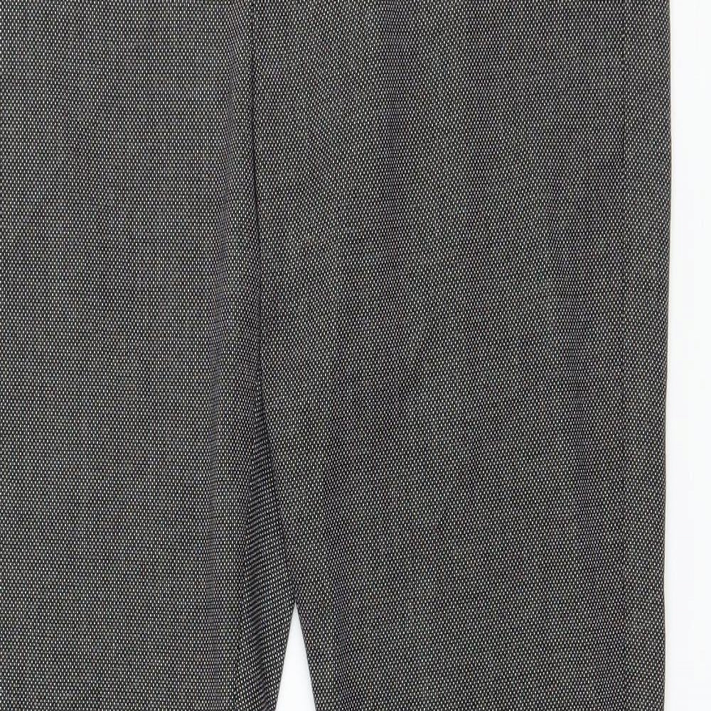 Express Womens Grey Polka Dot  Trousers  Size 30 in L30 in