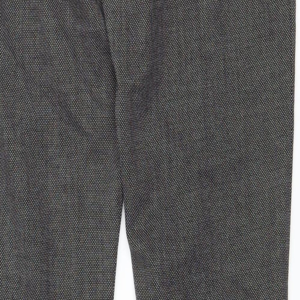 Express Womens Grey Polka Dot  Trousers  Size 30 in L30 in