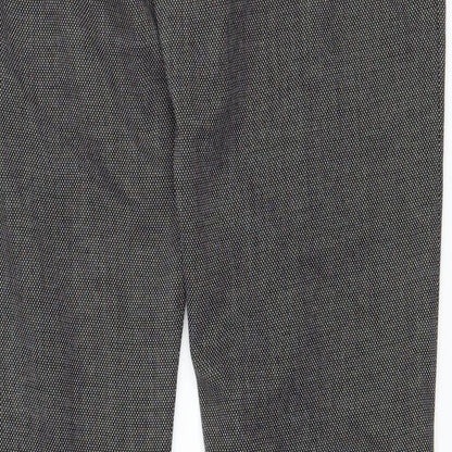 Express Womens Grey Polka Dot  Trousers  Size 30 in L30 in