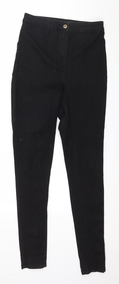 COLLUSION Womens Black  Denim Skinny Jeans Size 28 in L34 in