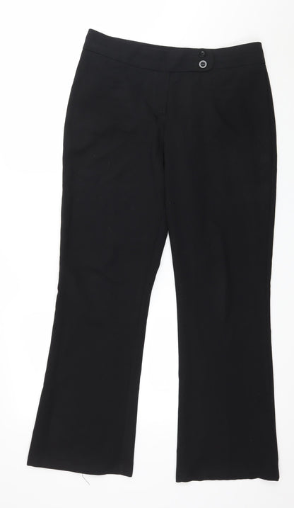 George Mens Black   Trousers  Size 16 L30 in