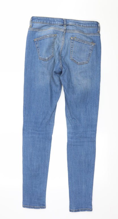 Denim & Co. Womens Blue  Denim Skinny Jeans Size 6 L29 in