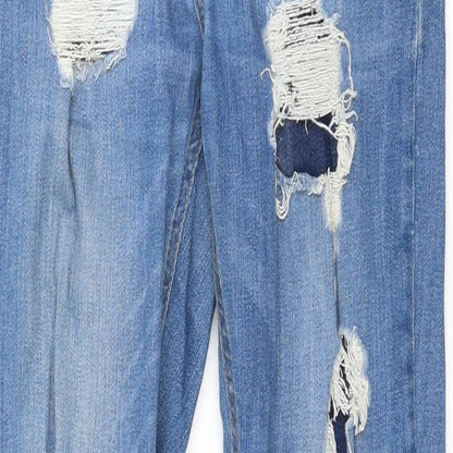 Denim & Co. Womens Blue  Denim Skinny Jeans Size 6 L29 in