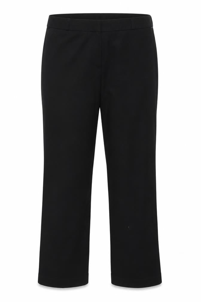 Womens UK Size 14 Preworn Regular Fit  Black Trousers