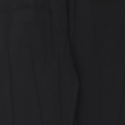 Womens UK Size 14 Preworn Regular Fit  Black Trousers