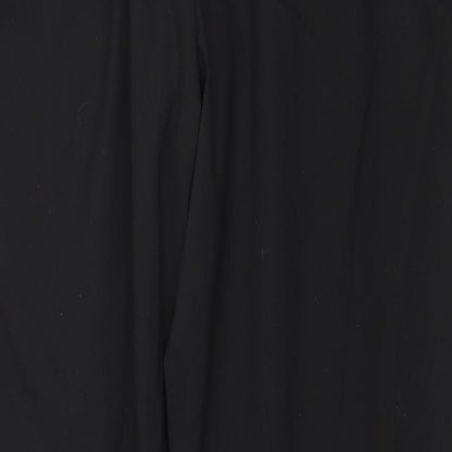 Womens UK Size 14 Preworn Regular Fit  Black Trousers